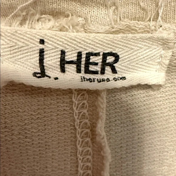 Stud-Accent Short Sleeve Tee - Beige - Picture 4 of 6